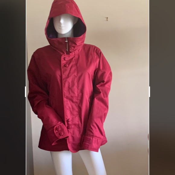 NWOT Burton Raspberry/ purple Dry ride hooded jacket - Picture 3 of 9